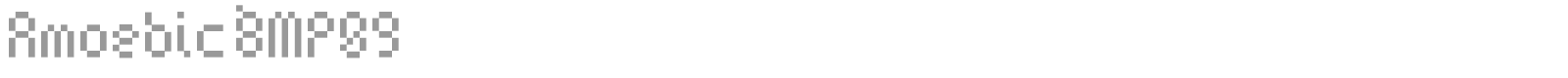 Amoebic BMP09 font preview